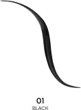 GUERLAIN Noir G Graphic Liner - Жидкая подводка для глаз в виде маркера, водостойкая, 0.55 мл, оттенок 01 Black — фото 2