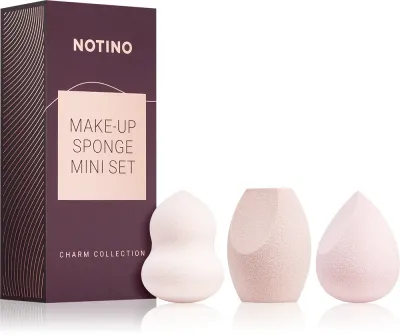Notino Charm Collection Mini make-up sponge set - Набор мини губок для тонального крема