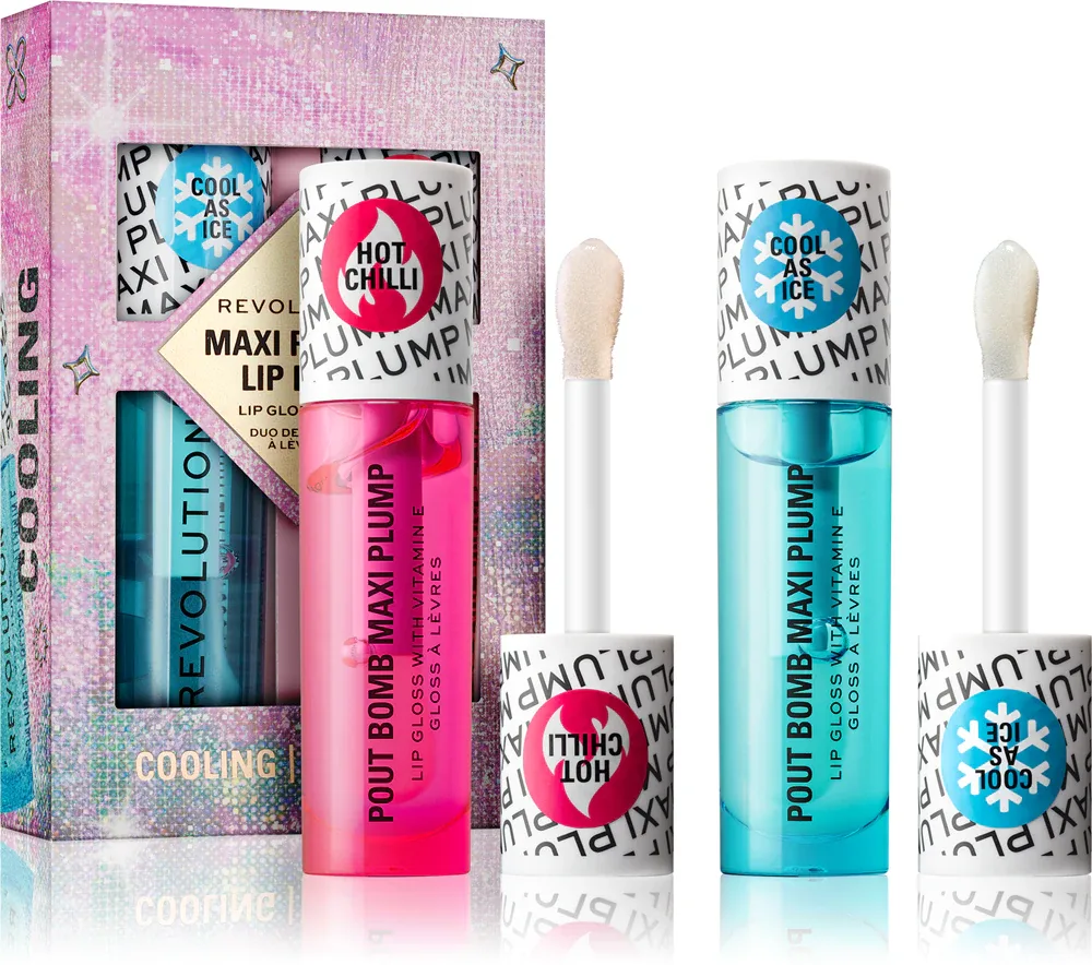 Makeup Revolution Xmass 2024 Maxi Plump - Блеск для губ: набор подарочный для губ, 1 шт