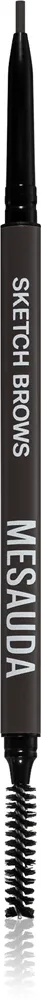 Mesauda Milano Sketch Brows - Автоматический карандаш для бровей с щеточкой, 0.09 г, оттенок 104 Dark