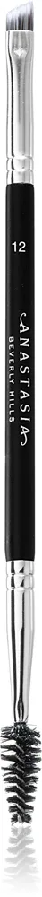 Кисть для бровей Anastasia Beverly Hills Brush двусторонняя, со щёточкой, 1 шт 12