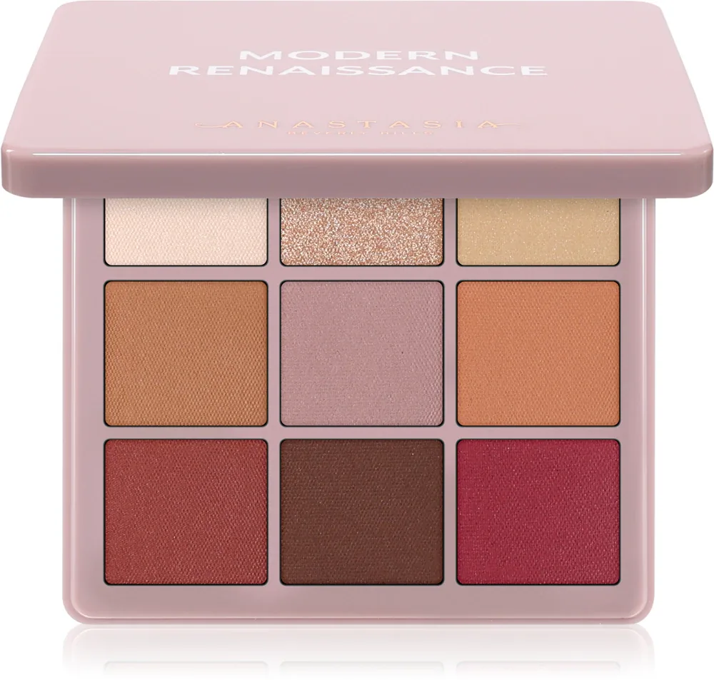 Палетка теней для век Anastasia Beverly Hills Mini Modern Renaissance Eye Shadow Palette с зеркальцем, матовые и блестящие, 1 шт