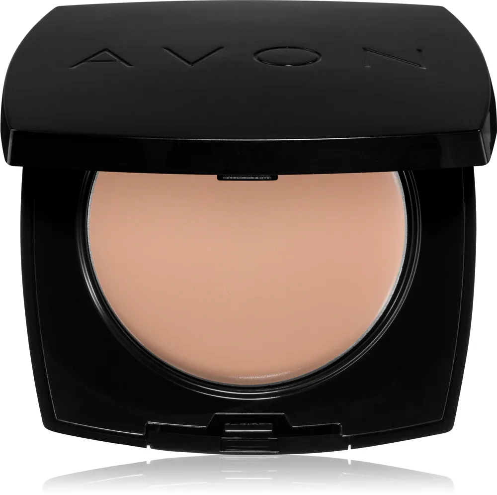 Avon True Colour - Кремовое тональное средство с матирующим эффектом, 9 г, оттенок 215P Ivory