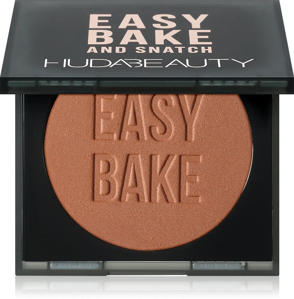Huda Beauty Easy Bake and Snatch Brightening and Setting Powder - Пудра фиксирующая для мгновенного сияния, 8.5 г, оттенок Coffee Cake