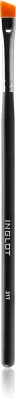 Кисть для теней для век Inglot Makeup Brush скошенная, с синтетическим ворсом, 1 шт размер 31T