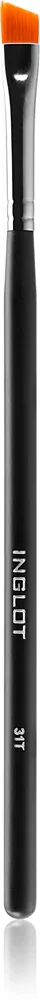 Кисть для теней для век Inglot Makeup Brush скошенная, с синтетическим ворсом, 1 шт размер 31T