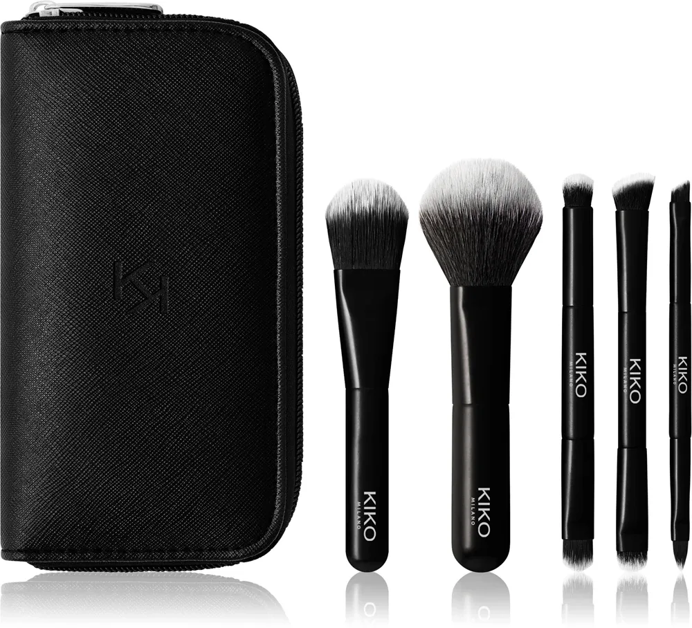 Набор кистей для макияжа KIKO Milano Travel Brush Set дорожный