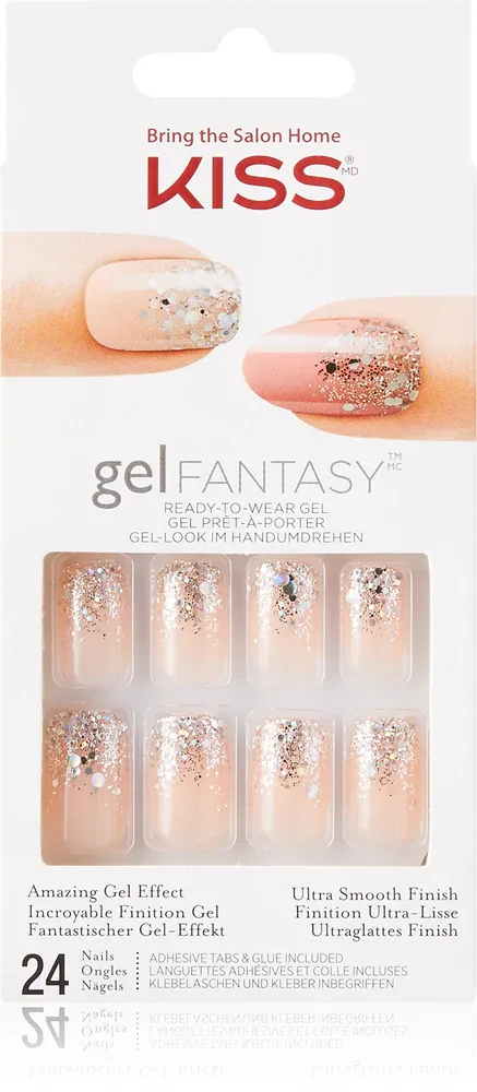 KISS Gel Fantasy Fanciful - искусственные ногти, 24 шт