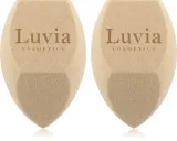 Спонжи для макияжа Luvia Cosmetics Tea Make-up Sponge Set для тонального средства, с ультрамягкой поверхностью, 2 шт — фото 1
