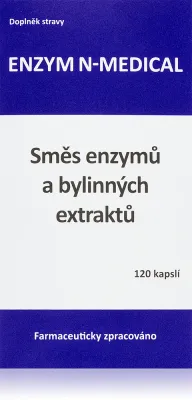 Капсулы N-Medical Enzym с растительными ферментами, для кожи, волос и ногтей, 120 капсул