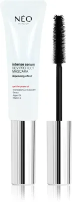 NEO MAKE UP Intense Serum HEV Protect Mascara - Тушь для ресниц, увеличивающая объем и утолщающая, 9 мл
