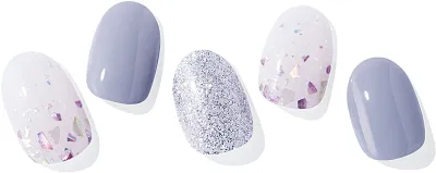Гель-стикеры для ногтей ohora Gel Nail Sticker N Afterglow, набор оттенков с глиттером, 30 шт