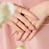 Гель-стикеры для ногтей ohora Gel Nail Sticker N Milk Rose, бело-розовые, с блестящим финишем, 1 шт, оттенок ND-173 — фото 3