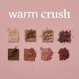 Палетка теней для век Paese Warm Crush матовых и мерцающих, с зеркальцем, 11 г — фото 2