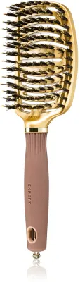 Плоская щётка для волос Olivia Garden NanoThermic Ceramic + Ion Flex Collection, лёгкое расчёсывание, эргономичная рукоятка, 1 шт