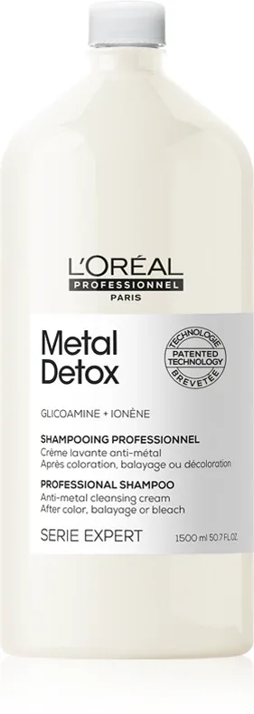 L’Oreal Professionnel Serie Expert Metal Detox - Глубоко очищающий шампунь для окрашенных и поврежденных волос