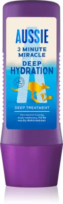 Aussie 3 Minute Miracle Deep Hydration - Экспресс-кондиционер для волос, восстанавливающий, 225 мл