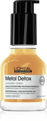 L’Oreal Professionnel Serie Expert Metal Detox - Питательное масло для волос против ломкости волос, 50 мл