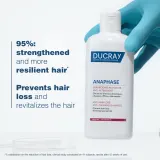 Ducray Anaphase+ Anti-Hair Loss Anti-Thinning Shampoo - Шампунь для укрепления и оживления волос против выпадения — фото 4