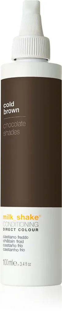 milk_shake Direct Colour - Кондиционер для волос, интенсивно увлажняющий, 100 мл, оттенок Cold Brown