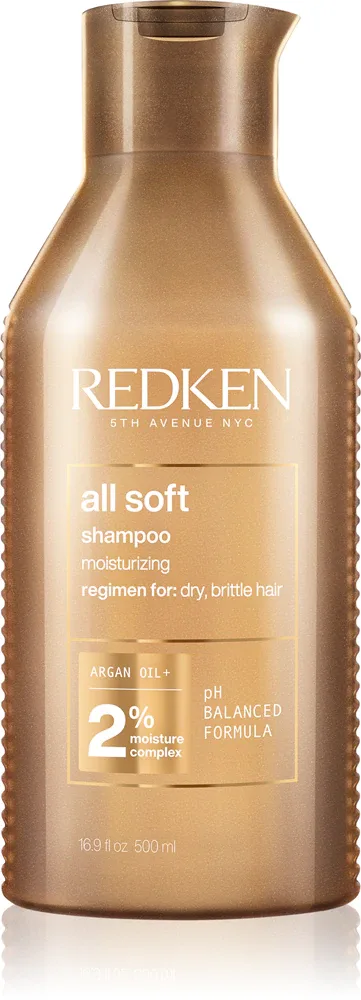 Redken All Soft - Питательный шампунь для сухих и ломких волос