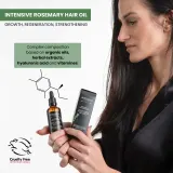Soaphoria Botanica Slavica Rosemary Oil - Масло для волос и кожи головы - питательное масло, 50 мл — фото 5