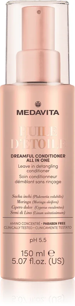 Кондиционер для волос Medavita Huile d'Etolle Dreamful Conditioner All in One несмываемый, с солнцезащитным фильтром, 150 мл