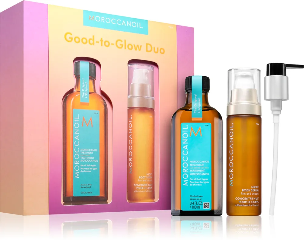 Moroccanoil Good-to-Glow Duo - Набор для волос и тела, 2 шт