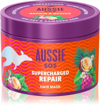 Aussie SOS Supercharged Repair - Маска для волос, 500 мл