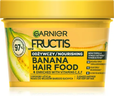 Garnier Fructis Hair Food - Питательная маска для сухих волос, 400 мл
