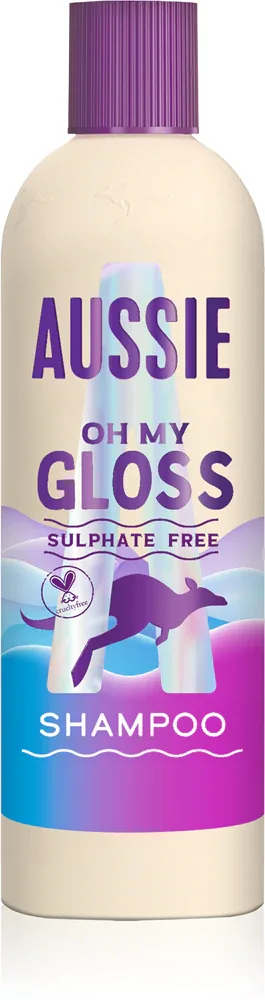 Aussie Oh My Gloss Shampoo - шампунь для придания блеска и смягчения волос