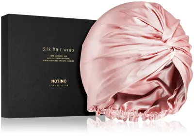 Тюрбан для волос Notino Silk Collection Hair wrap шёлковый, на резинке, в подарочной упаковке, 1 шт