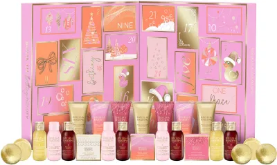 Baylis & Harding 24 Days of Beauty Jojoba, Vanilla & Almond Oil - Адвент-календарь косметики
