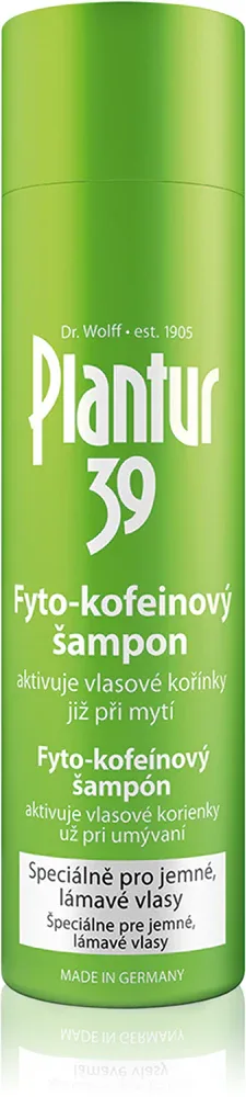 Plantur 39 - Шампунь с кофеином для деликатных волос, 250 мл