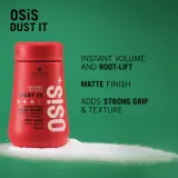 Schwarzkopf Professional Osis+ Dust It - Матирующий порошок, придающий объем, 10 г — фото 3
