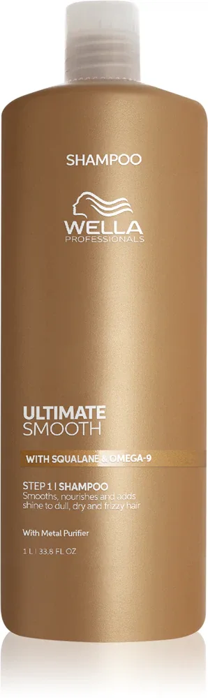 Wella Professionals Ultimate Smooth Shampoo - Шампунь для интенсивного питания, придания блеска и смягчения волос