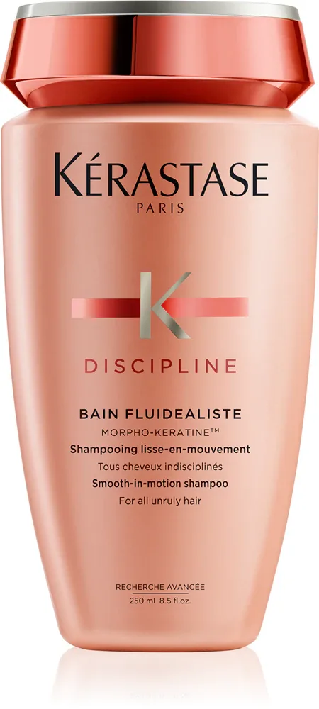 Kerastase Discipline Bain Fluidealiste - Сглаживающий шампунь для волос, трудно поддающихся укладке, 250 мл