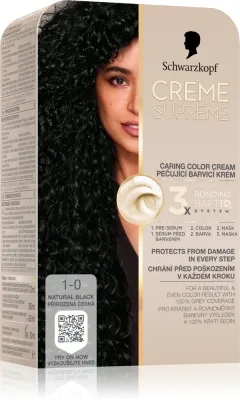 Schwarzkopf Creme Supreme - стойкая краска для волос, 60 мл
