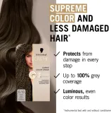 Schwarzkopf Creme Supreme - стойкая краска для волос, 60 мл, оттенок 6-16 Cool Ash Dark Blonde — фото 4