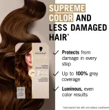 Schwarzkopf Creme Supreme - стойкая краска для волос, 60 мл, оттенок 6-68 Caramel Dark Blonde — фото 4