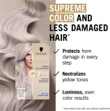 Schwarzkopf Creme Supreme - стойкая краска для волос, 60 мл, оттенок 10-55 Cool Silverblond — фото 4
