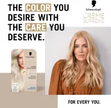 Schwarzkopf Creme Supreme - стойкая краска для волос, 60 мл, оттенок 11-11 Cool Ultra Light Blonde — фото 3
