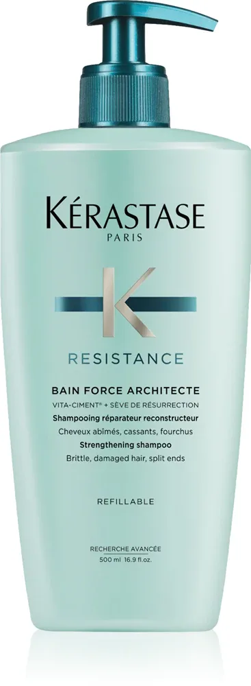 Kerastase Resistance Bain Force Architecte - Укрепляющий шампунь для ослабленных и слегка поврежденных волос