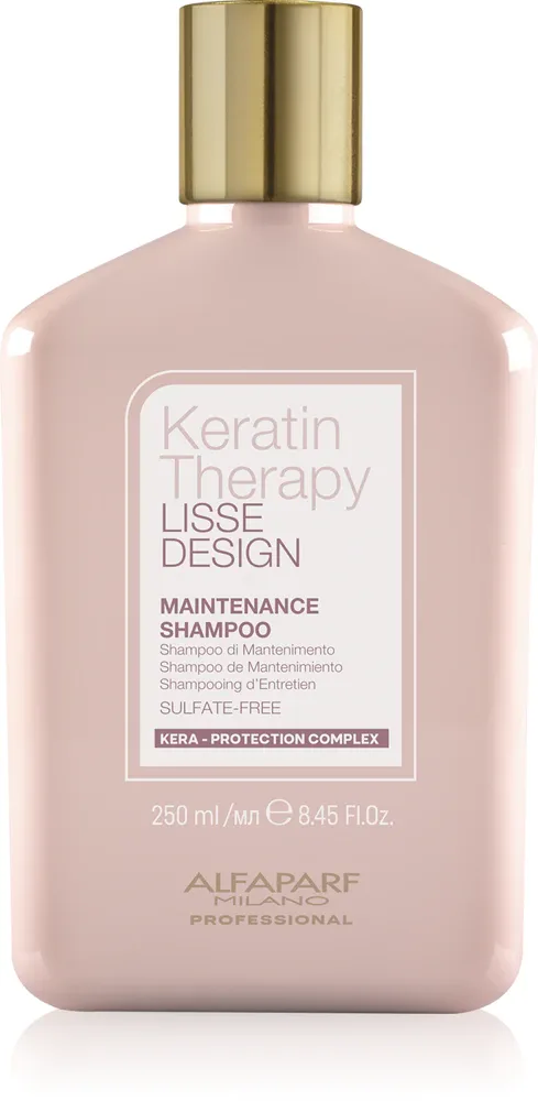 Alfaparf Milano Keratin Therapy Lisse Design - Нежный шампунь для придания блеска и мягкости волосам, 250 мл