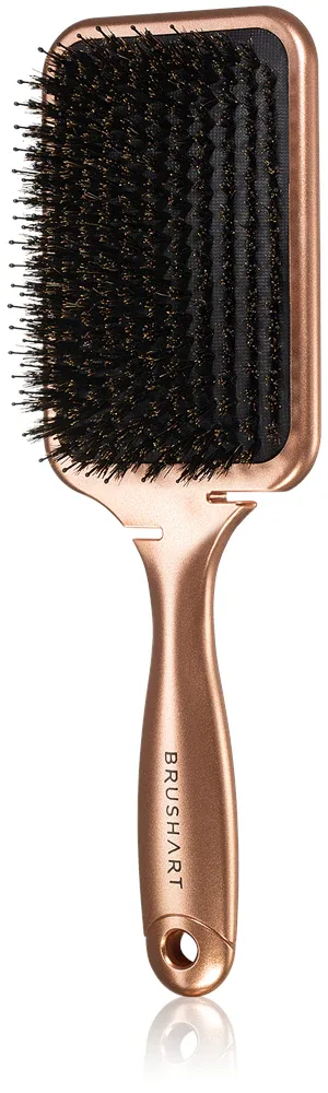 BrushArt Hair Boar bristle paddle hairbrush - Расческа для волос с волосом дикого животного, 1 шт