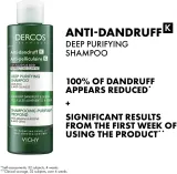Vichy Dercos Anti-Dandruff K - Шампунь против перхоти с эффектом пилинга, 250 мл — фото 6