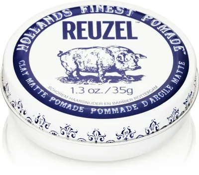 Reuzel Hollands Finest Pomade Clay - Моделирующая глина с матовым финишем, 35 г