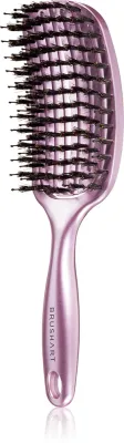 Щётка для волос BrushArt Hair Vent blowdry hairbrush with boar bristles продувная, со щетиной кабана, 1 шт