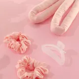 Набор для завивки волос BrushArt Hair Heatless hair curling set без нагрева, с валиком, резинками и зажимом — фото 6