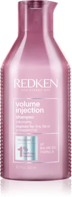 Redken Volume Injection - Шампунь для объема волос для тонких волос, 300 мл